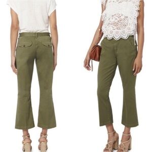 Frame Denim Women's Boot Cut Jeans in Olive Green